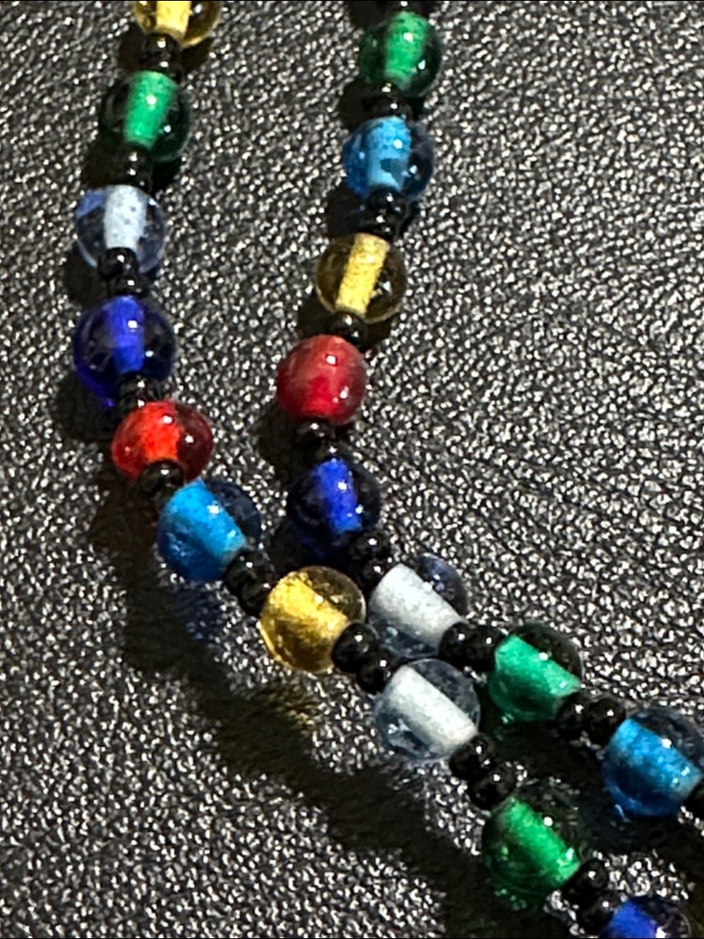 101. Two Eye Glass Holder Glass Bead Straps - Picture 2 of 10